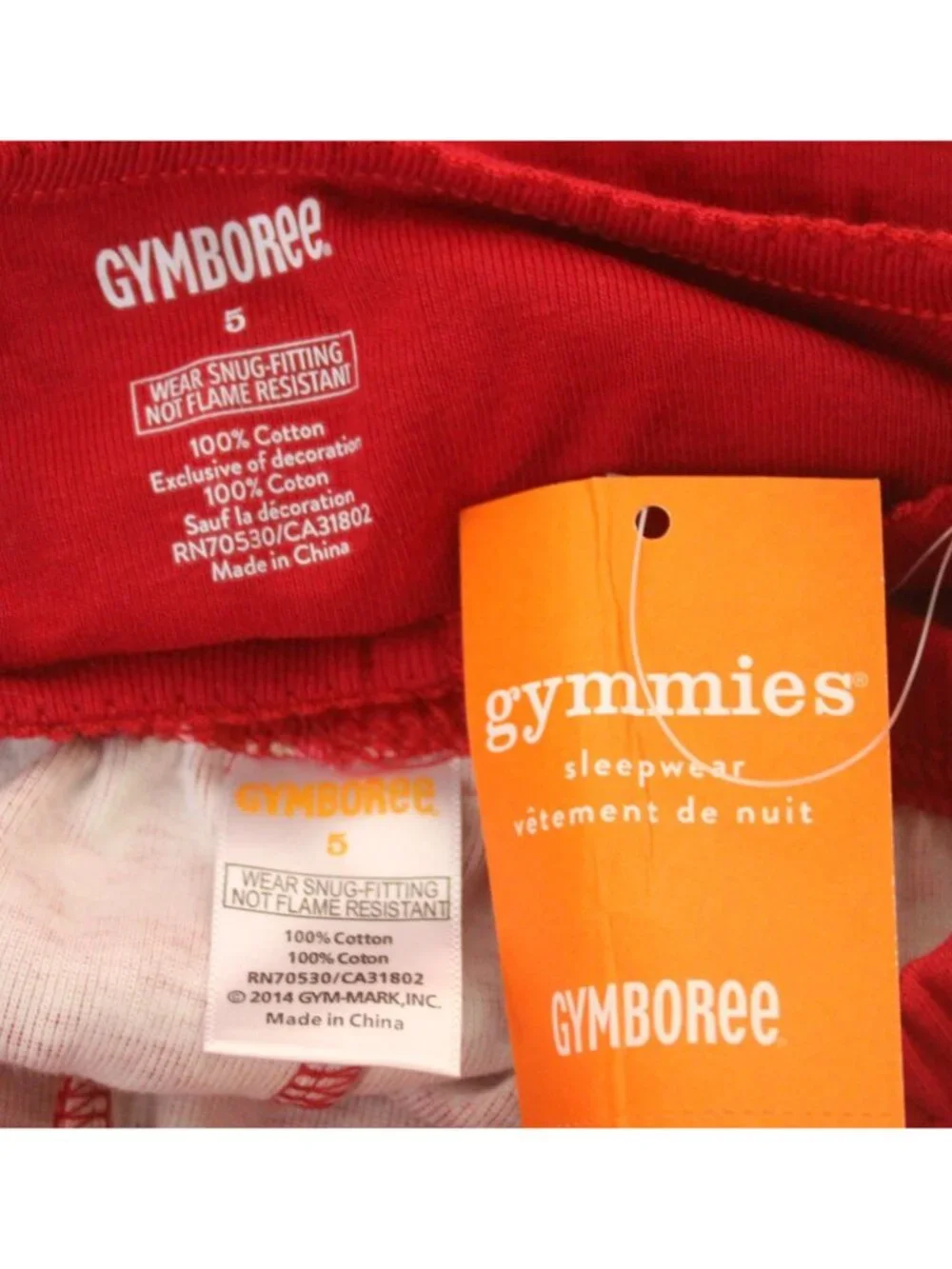 2014 Gymboree Holiday Family Sleepwear PJ Sock Monkey 2pc Girl sz 5 Fall Gymmies
